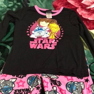 StarWars PJs for Girl xs